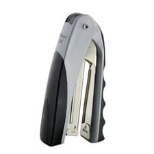 Image of Rexel Centor Half Strip Stapler - Colour choice Silver/Black OR Silver/Blue