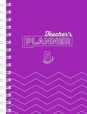Image of Silvine EX221 A5 Teacher's Academic Planner 5 Day Period Teachers Supplies