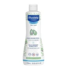 Image of Mustela Multi-Sensory Bubble Bath 750mL Cleans and Stimulates Senses Bebe-Enfant