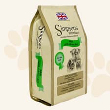 Image of Simpsons Lamb & Brown Rice Grain Free Delicious Balanced Dry Dog Food *2kg* PACK
