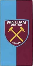 Image of West Ham United Beach Towel Officially Licensed FC Crest Limited Edition