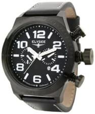 Image of NEW ELYSEE DUSSELDORF SPORT CHRONOGRAPH BLACK PVD CASE #81006