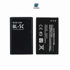 Image of Nokia BL-5C Mobile Phone Battery, 1000mAh, 3.7V - Black Nakia 105/106/ LOT
