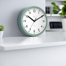 Image of 74667 Nardo 20Cm Radio Controlled Grey Wall Clock