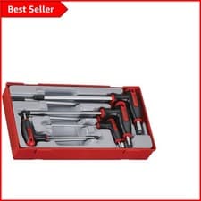 Image of 7-Piece Chrome Vanadium Metric Hex T Handle Drivers Set for Professionals