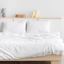 Image of 800 Thread Count 100% EgyptianCotton Sateen Deep Fitted Sheet Bed Sheet 30cm/12"