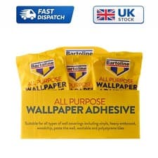 Image of Flake Wallpaper Adhesive - 10 Rolls, Mixes in 30 Seconds, Dries Clear