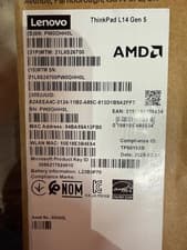 Image of Lenovo ThinkPad L14 Gen 5 AMD Ryzen 5 PRO 7535U Laptop 16GB DDR5 512GB NEW N.DAY