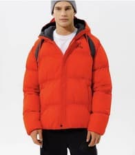 Image of Nike Air Jordan Essential Puffer Jacket / Red / Size Medium /DA9806 673