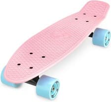 Image of Kids Retro 22" Cruiser Skateboard Plastic Mini Board Single Kick Beginner