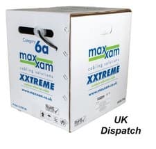 Image of External Shielded Cat6a Ethernet Cable Double F/FTP Burial Use 100% COPPER lot
