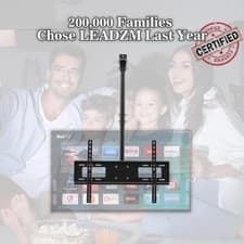 Image of 32"-70" Ceiling Mount TV Bracket LCD LED Television Pole Stand Adjustable 110lbs