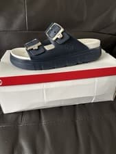Image of Rieker women’s anti-stress Navy Sandals
