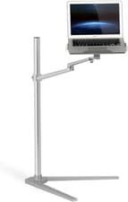 Image of 3-in-1 Laptop Tablet & Phone Stand 360° Rotation Height Adjustable Floor Stand