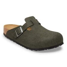 Image of Birkenstock Boston Unisex Slipper/Clog Thyme Felt REGULAR FIT
