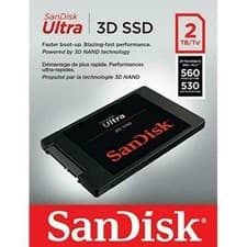 Image of SanDisk Ultra 3D 2 TB, Internal, 2.5 inch (SDSSDH3-2T00-G25) Solid State Drive