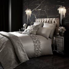 Image of Nougat Kylie Minogue Designer Bedding Estelle Single Duvet Cover - No Pillowcase