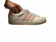 Image of Adidas Superstar - White/Pink Size 7