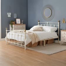 Image of 120Cm Atlas Bed Cream