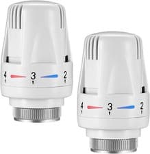 Image of Thermostatic Radiator Head, 2 Pcs TRV Smart Radiator Thermostat Radiator Valve
