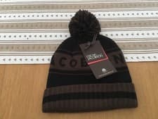 Image of Oscar Jacobson Golf Thorn Golf Hat with Bobble - Mixed Brown - NEW - One Size