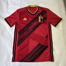 Image of Belgium 2020/2021 Home Shirt New Without Tags Extra Small XS No Name No Number
