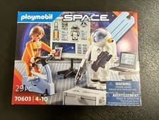 Image of Brand New Playmobil 70603 SPACE Astronaut Training Gift Set RARE