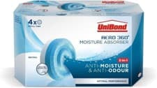 Image of Unibond Aero 360° Pack of 4x 450G Tablets Moisture Absorber-Neutral Refills UK