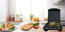 Image of George Foreman Small Fit Grill Griddle Hot Plate Toastie Maker 25800 #A#