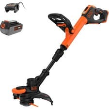 Image of Black and Decker BCSTR918 18v Cordless Resin Blade Telescopic Grass Trimmer and