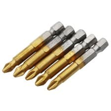 Image of 5/10× Torsion Extra Hard Bits 25/50mm PH2 For Impact Driver Screwdriver Bit Set