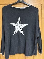 Image of Ladies Mint Velvet Jumper Grey Size S