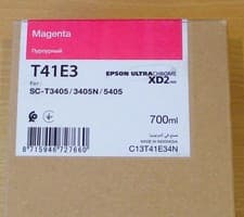 Image of GENUINE EPSON T41E3 Magenta ink cartridge SC-T3405 T3405N SC-T5405 ORIGINAL 2028
