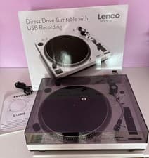 Image of Lenco L-3808 Direct Drive Turntable with USB Recording