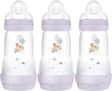 Image of MAM Easy Start Self Sterilising Anti-Colic Baby Bottle Pack of 3 (3 x 260 ml)