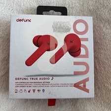 Image of WIRELESS EARBUDS - NEW - Red. DEFUNC TRUE AUDIO