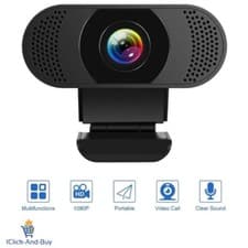 Image of Kaulery Webcam with Microphone Noise-canceling, HD 1080P PC Webcam,Plug and Play