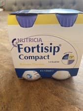 Image of Fortisip Compact Protein Banana -  4 x 125ml new CNNsell by date may  2026 1