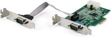 Image of StarTech.com 2-port PCI Express RS232 Serial Adapter Card - PCIe RS232 Serial H