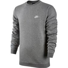 Image of NIKE NSW SWOOSH CLASSIC FLEECE OVERHEAD CREW NECK SWEATSHIRT SWEATER JUMPER TOP