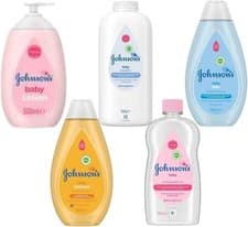 Image of Johnson’s Baby Bath 5 Bundle 500ml -Baby Oil, Bath, Lotion, Talc, Baby Shampoo