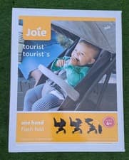 Image of Joie Tourist Stroller - Shale - Pram Pushchair Push Lightweight 