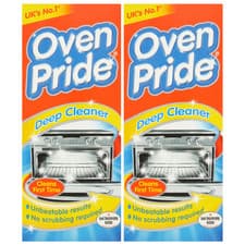 Image of 2 x Oven Pride Complete Oven Deep Cleaner 500ml Includes Bag Cleaning Oven Racks