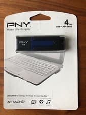 Image of Brand New PNY 4GB USB Flash Drive (Attaché)