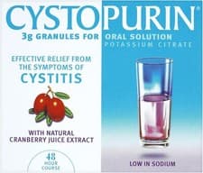 Image of Cystopurin Cystitis Relief Low Sodium Cranberry Flavour-6 Sachets