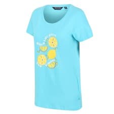 Image of Regatta Womens Filandra VI Summer Short Sleeve Cotton Print T Shirt RRP £25