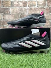 Image of Adidas Copa Pure+ HQ8895 Firm Ground Football Boot Men UK 7.5 Black Zero Metalic