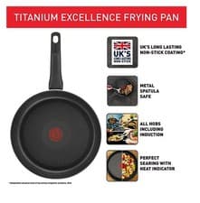 Image of Tefal Titanium Excellence G1510644 28cm Frying Pan