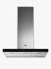 Image of AEG DBE5961HG Chimney Cooker Hood 90cm Stainless Steel NEW