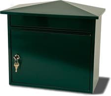Image of Burg Wachter - Mersey Wall Mounted Post Box - Green - BRAND NEW RRP £65